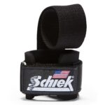 1000PLS Schiek Power Lifting Straps Black Front 1000PLS Schiek Power Lifting Straps Black Front