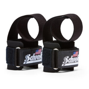1000PLS Schiek Power Lifting Straps Black Pair