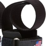 1000PLS Schiek Power Lifting Straps Black Strap Close Up 1000PLS Schiek Power Lifting Straps Black Strap Close Up