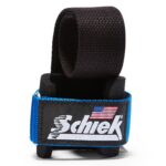1000PLS Schiek Power Lifting Straps Blue Front 1000PLS Schiek Power Lifting Straps Blue Front