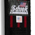 1124B Schiek Wrist Wraps Straps Black 24 inch Material Close Up 1124B Schiek Wrist Wraps Straps Black 24 inch Material Close Up