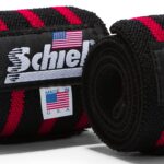1124B Schiek Wrist Wraps Straps Black 24 inch Pair Close Up 1124B Schiek Wrist Wraps Straps Black 24 inch Pair Close Up