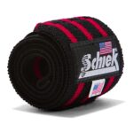 1124B Schiek Wrist Wraps Straps Black 24 inch Single Close Up 1124B Schiek Wrist Wraps Straps Black 24 inch Single Close Up